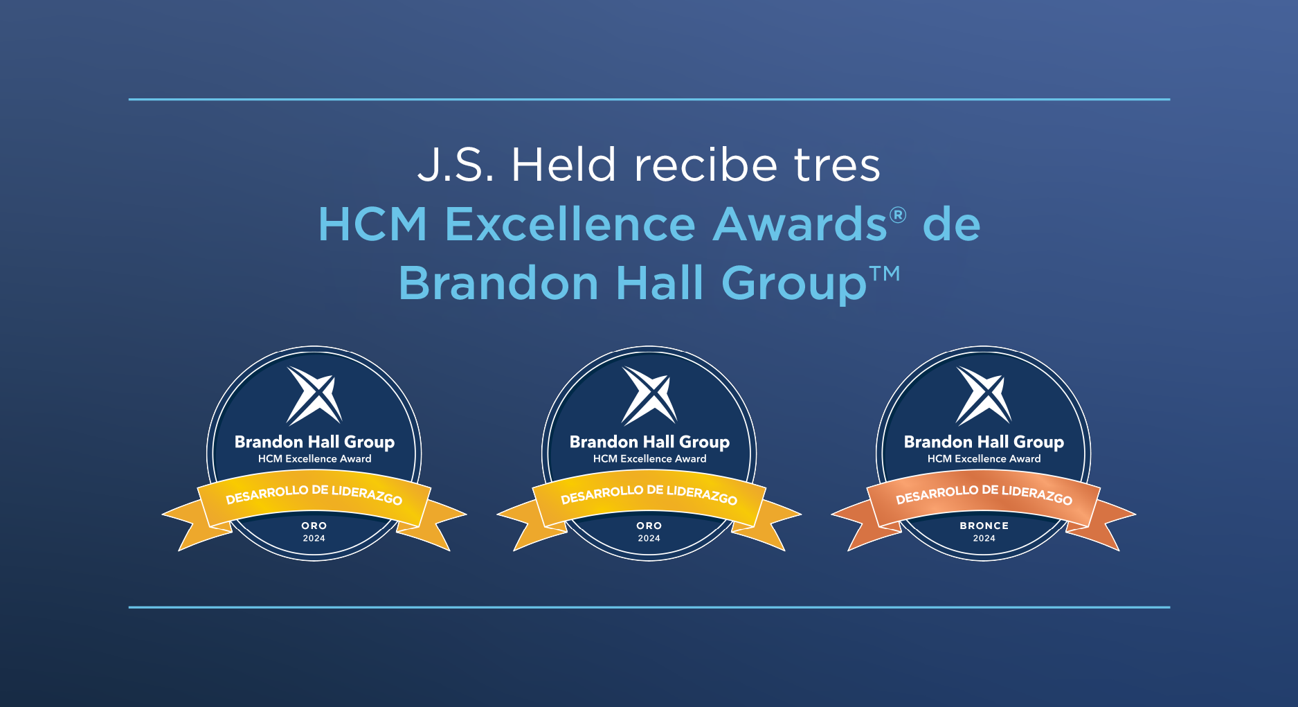 J.S. Held recibe tres HCM Excellence Awards® de Brandon Hall Group™