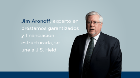 J.S. Held le da la bienvenida al pionero de los títulos respaldados por activos James H. Aronoff
