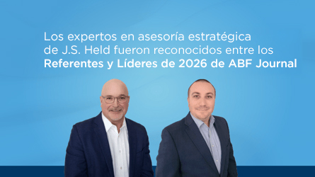 Los expertos de J.S. Held son reconocidos por ABF Journal como Referentes y Líderes de 2026