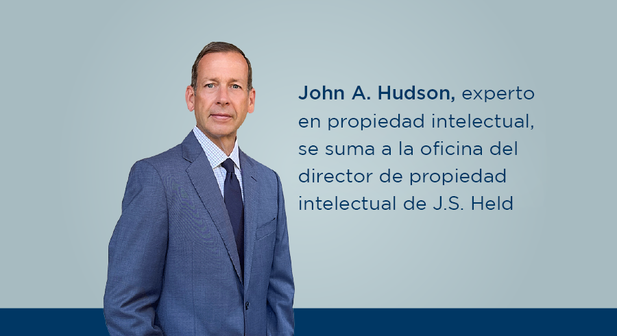 JOHN HUDSON | DIRECTOR EJECUTIVO SÉNIOR | OFICINA DEL DIRECTOR DE PROPIEDAD INTELECTUAL